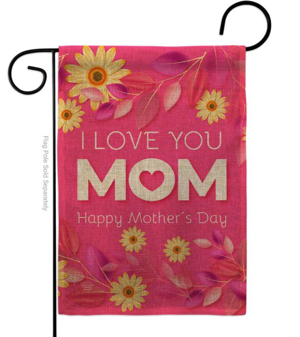Happy Mother's Day - Mother's Day Summer Vertical Impressions Decorative Flags HG192368 Made In USA - Image 11