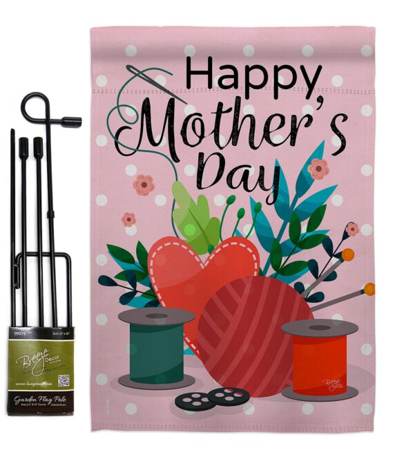 Happy Sweet Mother's Day - Mother's Day Summer Vertical Impressions Decorative Flags HG115136 Made In USA - Image 4