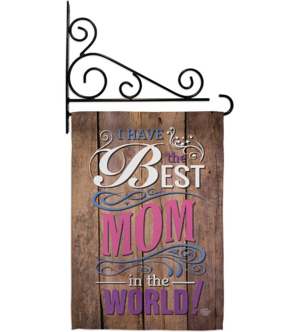 Best Mom in the World - Mother's Day Summer Vertical Impressions Decorative Flags HG191095 Made In USA - Image 11