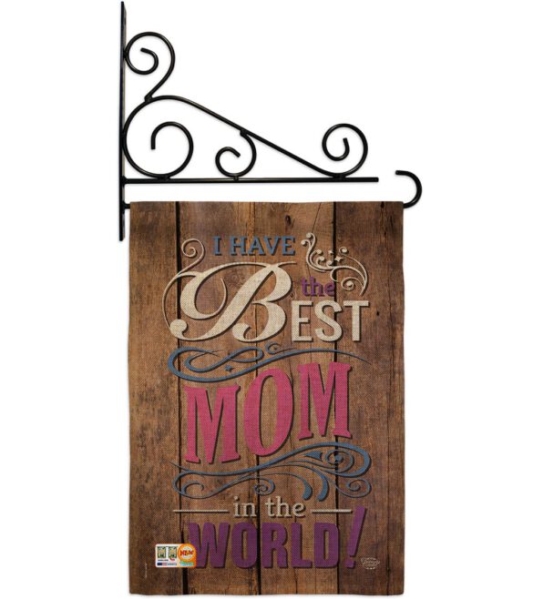 Best Mom in the World - Mother's Day Summer Vertical Impressions Decorative Flags HG191095 Made In USA - Image 12