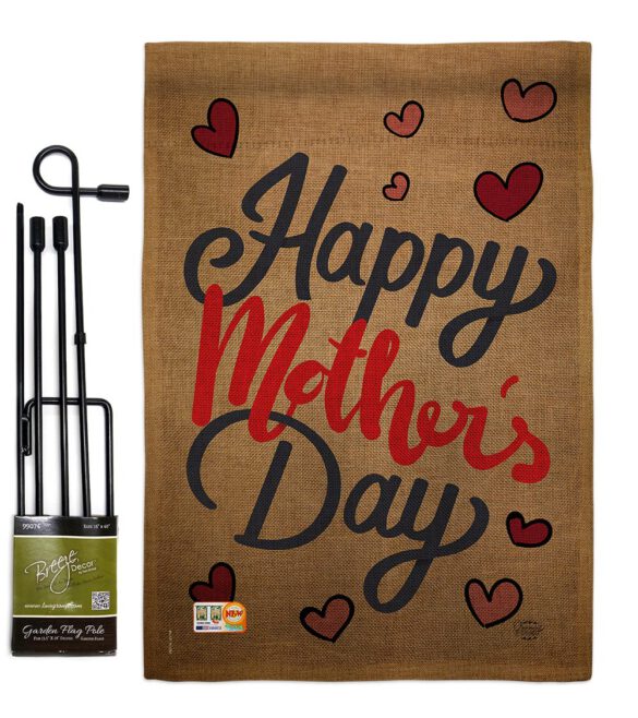Happy Mother's Day - Mother's Day Summer Vertical Impressions Decorative Flags HG192031 Made In USA - Image 9