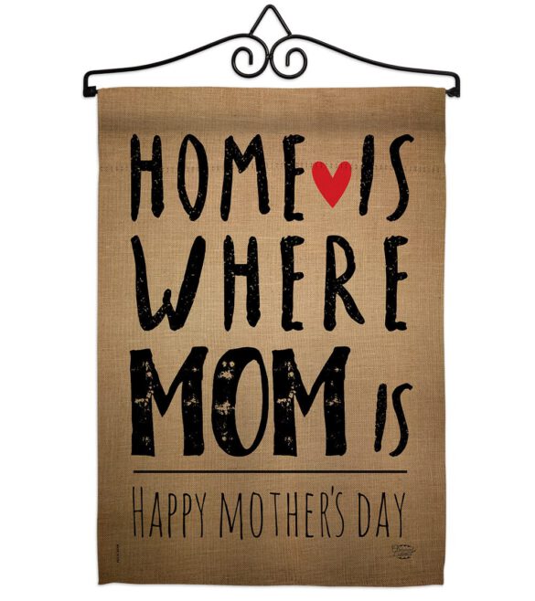Home is Where Mom Is - Mother's Day Summer Vertical Impressions Decorative Flags HG192066 Made In USA - Image 7