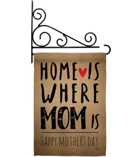 Home is Where Mom Is - Mother's Day Summer Vertical Impressions Decorative Flags HG192066 Made In USA - Image 11