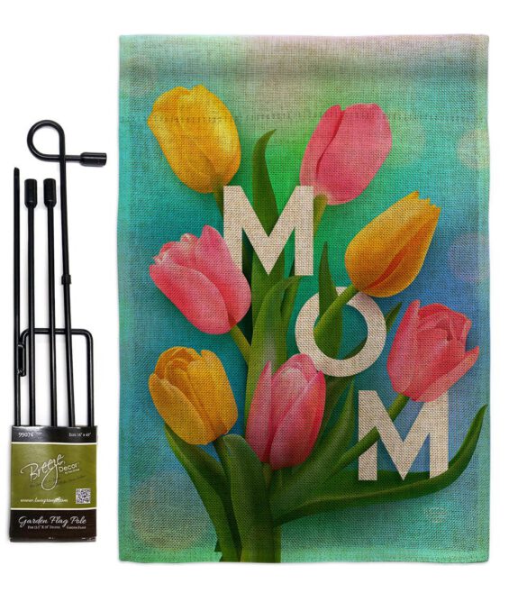 Happy Mom's Day - Mother's Day Summer Vertical Impressions Decorative Flags HG192367 Made In USA - Image 14