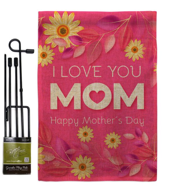 Happy Mother's Day - Mother's Day Summer Vertical Impressions Decorative Flags HG192368 Made In USA - Image 14