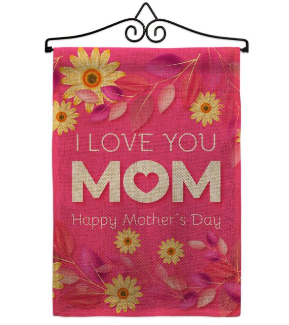 Happy Mother's Day - Mother's Day Summer Vertical Impressions Decorative Flags HG192368 Made In USA - Image 17