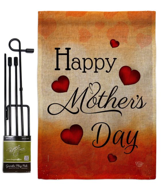Happy Mommy Day - Mother's Day Summer Vertical Impressions Decorative Flags HG192571 Made In USA - Image 14