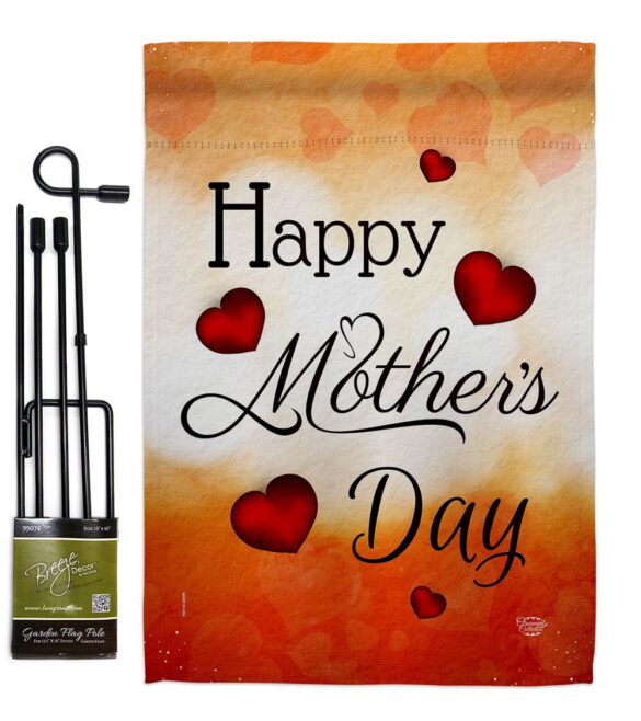 Happy Mommy Day - Mother's Day Summer Vertical Impressions Decorative Flags HG192571 Made In USA - Image 4