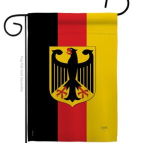 Germany - Nationality Flags of the World Vertical Impressions Decorative Flags HG108085 Made In USA