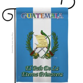 Guatemala - Nationality Flags of the World Vertical Impressions Decorative Flags HG108096 Made In USA
