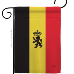 Belgium - Nationality Flags of the World Vertical Impressions Decorative Flags HG108098 Made In USA
