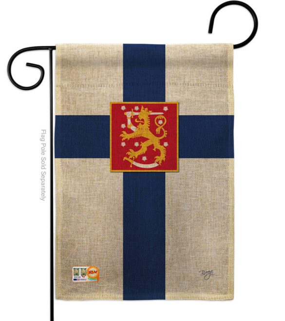 Finland - Nationality Flags of the World Vertical Impressions Decorative Flags HG108103 Made In USA - Image 8