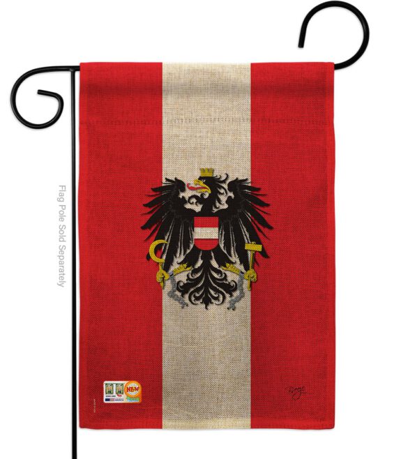 Austria - Nationality Flags of the World Vertical Impressions Decorative Flags HG108119 Made In USA - Image 9