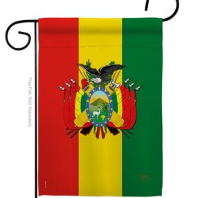 Bolivia - Nationality Flags of the World Vertical Impressions Decorative Flags HG108155 Made In USA
