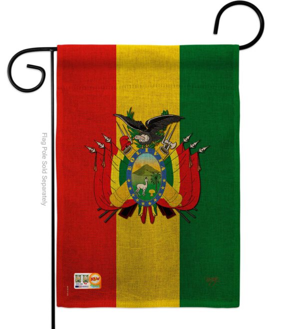 Bolivia - Nationality Flags of the World Vertical Impressions Decorative Flags HG108155 Made In USA - Image 8
