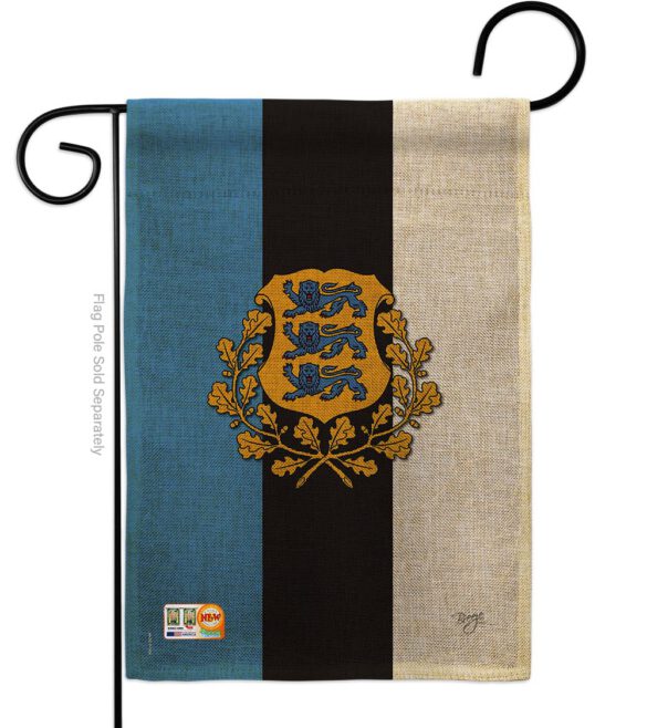 Estonia - Nationality Flags of the World Vertical Impressions Decorative Flags HG108171 Made In USA - Image 8