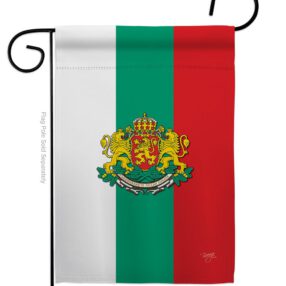 Bulgaria - Nationality Flags of the World Vertical Impressions Decorative Flags HG108204 Made In USA