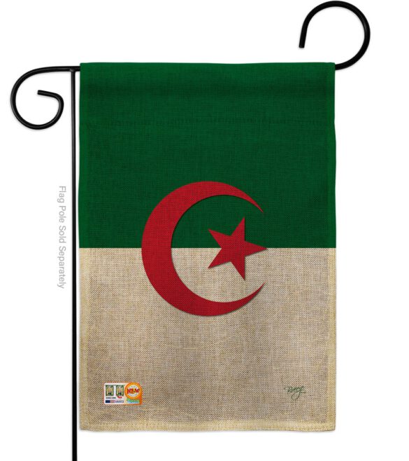 Algeria - Nationality Flags of the World Vertical Impressions Decorative Flags HG108216 Made In USA - Image 9