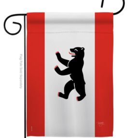 Berlin - Nationality Flags of the World Vertical Impressions Decorative Flags HG108232 Made In USA