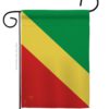 Congo - Nationality Flags of the World Vertical Impressions Decorative Flags HG108293 Made In USA