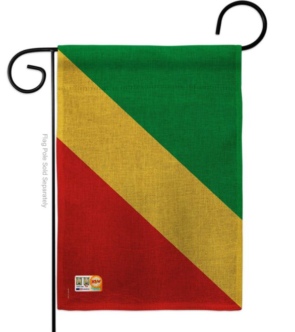 Congo - Nationality Flags of the World Vertical Impressions Decorative Flags HG108293 Made In USA - Image 8