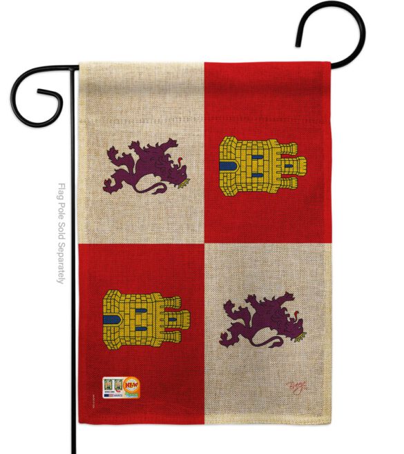 Castile and León - Nationality Flags of the World Vertical Impressions Decorative Flags HG108323 Made In USA - Image 8