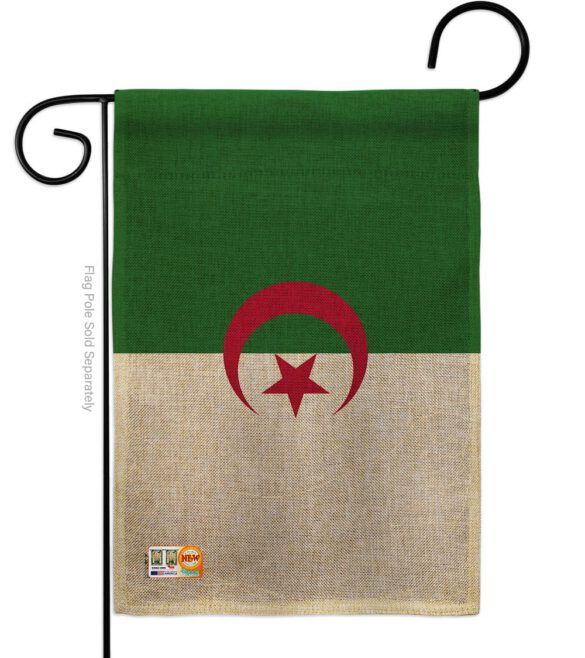 Algeria - Nationality Flags of the World Vertical Impressions Decorative Flags HG140005 Made In USA - Image 9