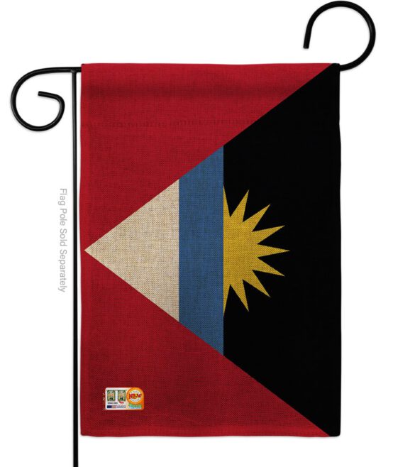 Antigua & Barbuda - Nationality Flags of the World Vertical Impressions Decorative Flags HG140009 Made In USA - Image 9