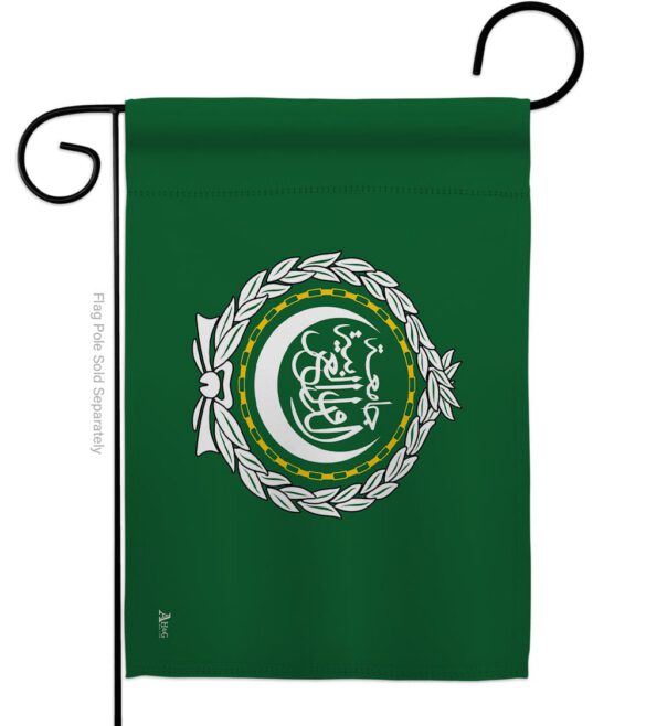 Arab League - Nationality Flags of the World Vertical Impressions Decorative Flags HG140011 Made In USA - Image 2