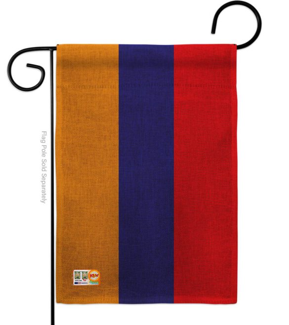 Armenia - Nationality Flags of the World Vertical Impressions Decorative Flags HG140012 Made In USA - Image 9
