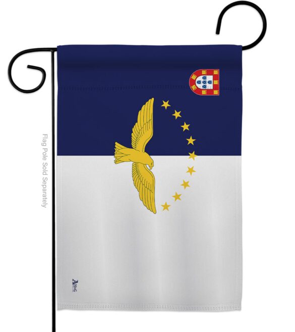 Azores - Nationality Flags of the World Vertical Impressions Decorative Flags HG140019 Made In USA - Image 2