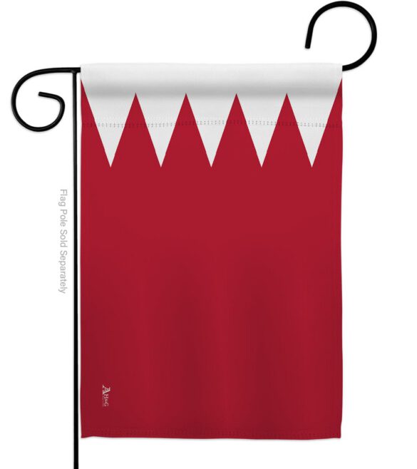 Bahrain - Nationality Flags of the World Vertical Impressions Decorative Flags HG140021 Made In USA - Image 2