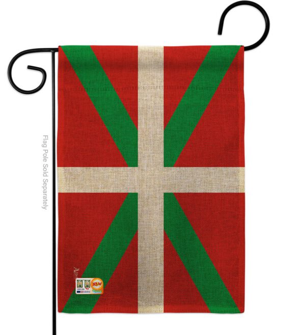Basque Lands - Nationality Flags of the World Vertical Impressions Decorative Flags HG140024 Made In USA - Image 9