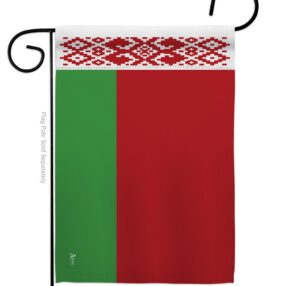 Belarus - Nationality Flags of the World Vertical Impressions Decorative Flags HG140026 Made In USA
