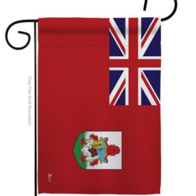 Bermuda - Nationality Flags of the World Vertical Impressions Decorative Flags HG140030 Made In USA