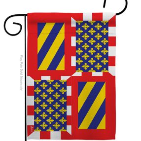 Burgundy - Nationality Flags of the World Vertical Impressions Decorative Flags HG140042 Made In USA