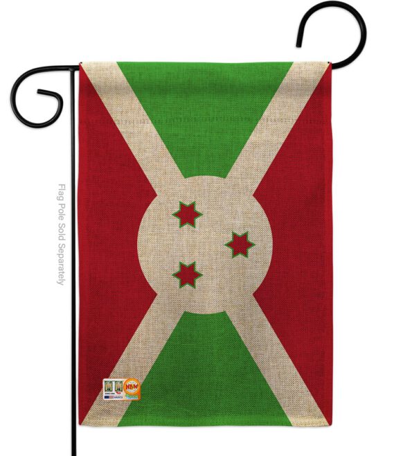 Burundi - Nationality Flags of the World Vertical Impressions Decorative Flags HG140043 Made In USA - Image 8
