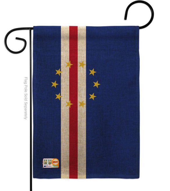 Cape Verde - Nationality Flags of the World Vertical Impressions Decorative Flags HG140047 Made In USA - Image 8