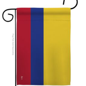 Colombia - Nationality Flags of the World Vertical Impressions Decorative Flags HG140055 Made In USA