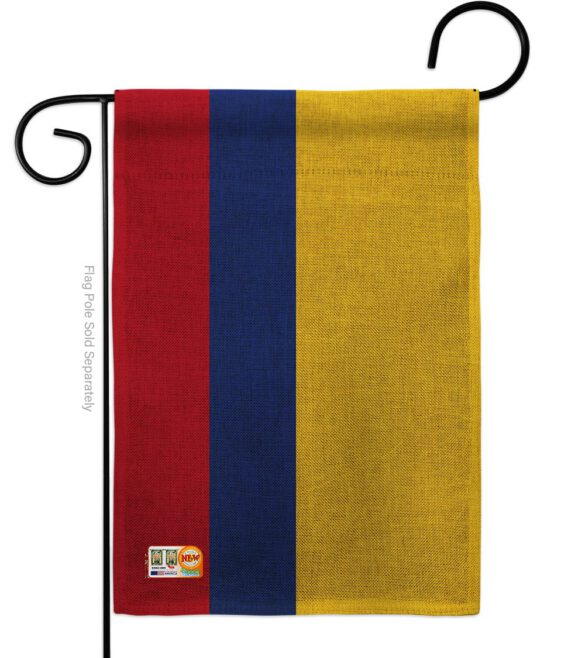 Colombia - Nationality Flags of the World Vertical Impressions Decorative Flags HG140055 Made In USA - Image 8