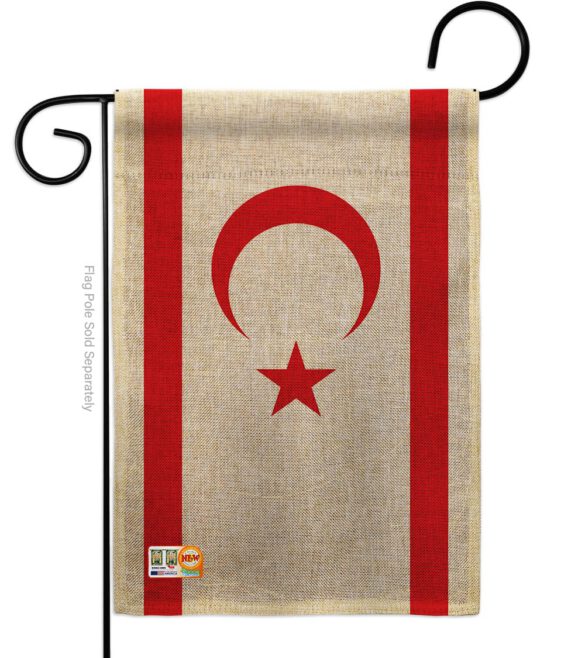 Cyprus Northern - Nationality Flags of the World Vertical Impressions Decorative Flags HG140065 Made In USA - Image 8