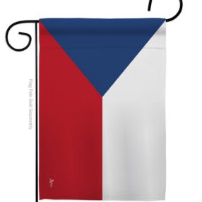 Czech Republic - Nationality Flags of the World Vertical Impressions Decorative Flags HG140066 Made In USA