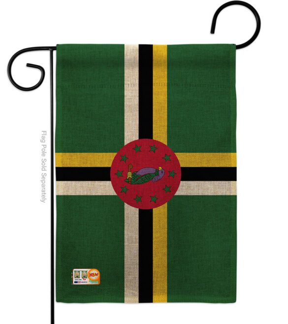 Dominica - Nationality Flags of the World Vertical Impressions Decorative Flags HG140069 Made In USA - Image 8