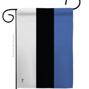 Estonia - Nationality Flags of the World Vertical Impressions Decorative Flags HG140079 Made In USA