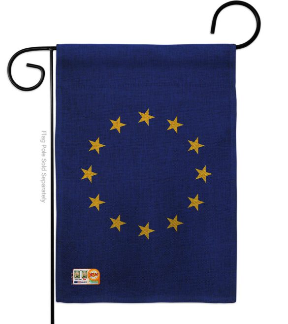 European - Nationality Flags of the World Vertical Impressions Decorative Flags HG140081 Made In USA - Image 8