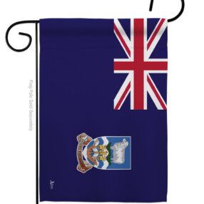 Falkland Islands - Nationality Flags of the World Vertical Impressions Decorative Flags HG140082 Made In USA
