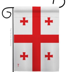Georgia Republic - Nationality Flags of the World Vertical Impressions Decorative Flags HG140089 Made In USA