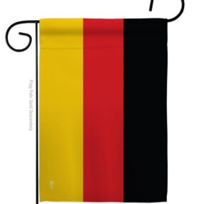 Germany - Nationality Flags of the World Vertical Impressions Decorative Flags HG140091 Made In USA