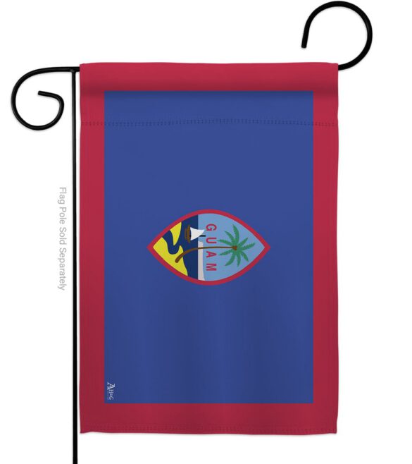 Guam - Nationality Flags of the World Vertical Impressions Decorative Flags HG140097 Made In USA
