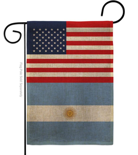 Argentina US Friendship - Nationality Flags of the World Vertical Impressions Decorative Flags HG140280 Made In USA - Image 12